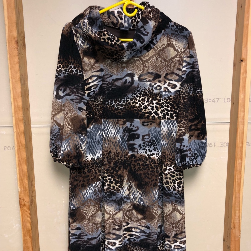 Animal print dress